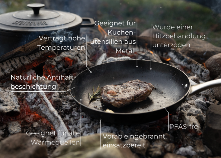 Gusseisenpfanne | Cast Iron Cookware Skottsberg 