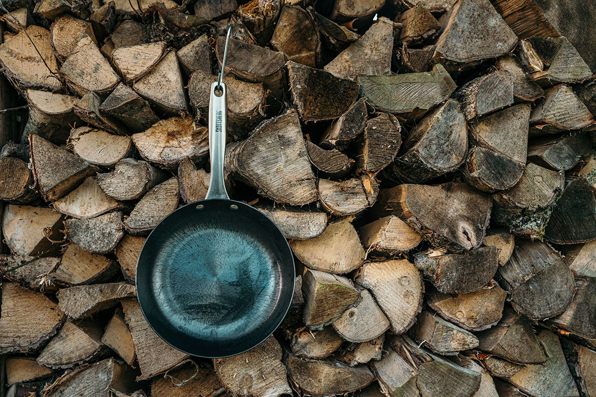 Traditionele Wok Gehamerd IJzeren Pan met Anti-aanbaklaag Houten Handvat Koekenpan Japans Kookgerei kopen vanaf een prijs van 35