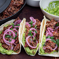 BBQ Beef Barabacoa taco's