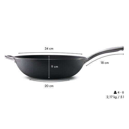 Lightweight Cast Iron Skottsberg Wok Cast Iron