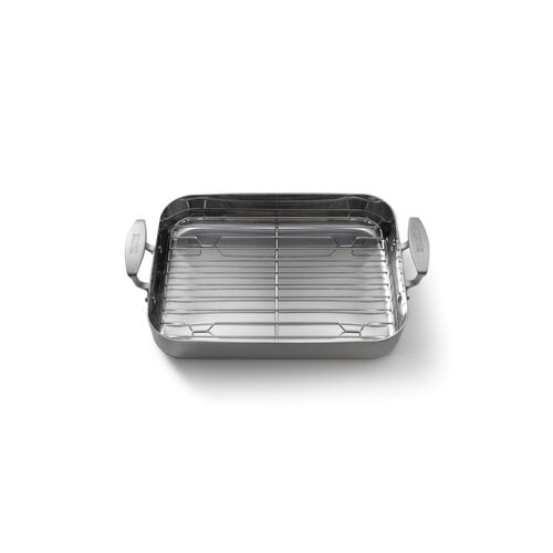 Stainless Steel Skottsberg Braadslede met rooster Stainless Steel Stainless Steel Skottsberg Braadslede met rooster Stainless Steel