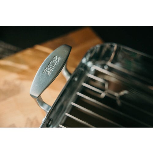 Stainless Steel Skottsberg Braadslede met rooster Stainless Steel Stainless Steel Skottsberg Braadslede met rooster Stainless Steel
