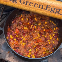 Receta de over the top chili a la barbacoa