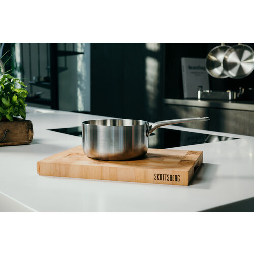 Stainless Steel Skottsberg Steelpan met deksel Stainless Steel Stainless Steel Skottsberg Steelpan met deksel Stainless Steel