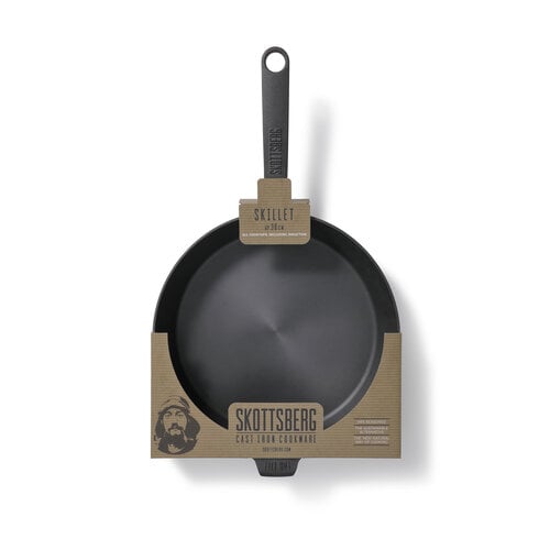 Traditional Cast Iron Skottsberg Poêle en Fonte 30 cm Cast Iron