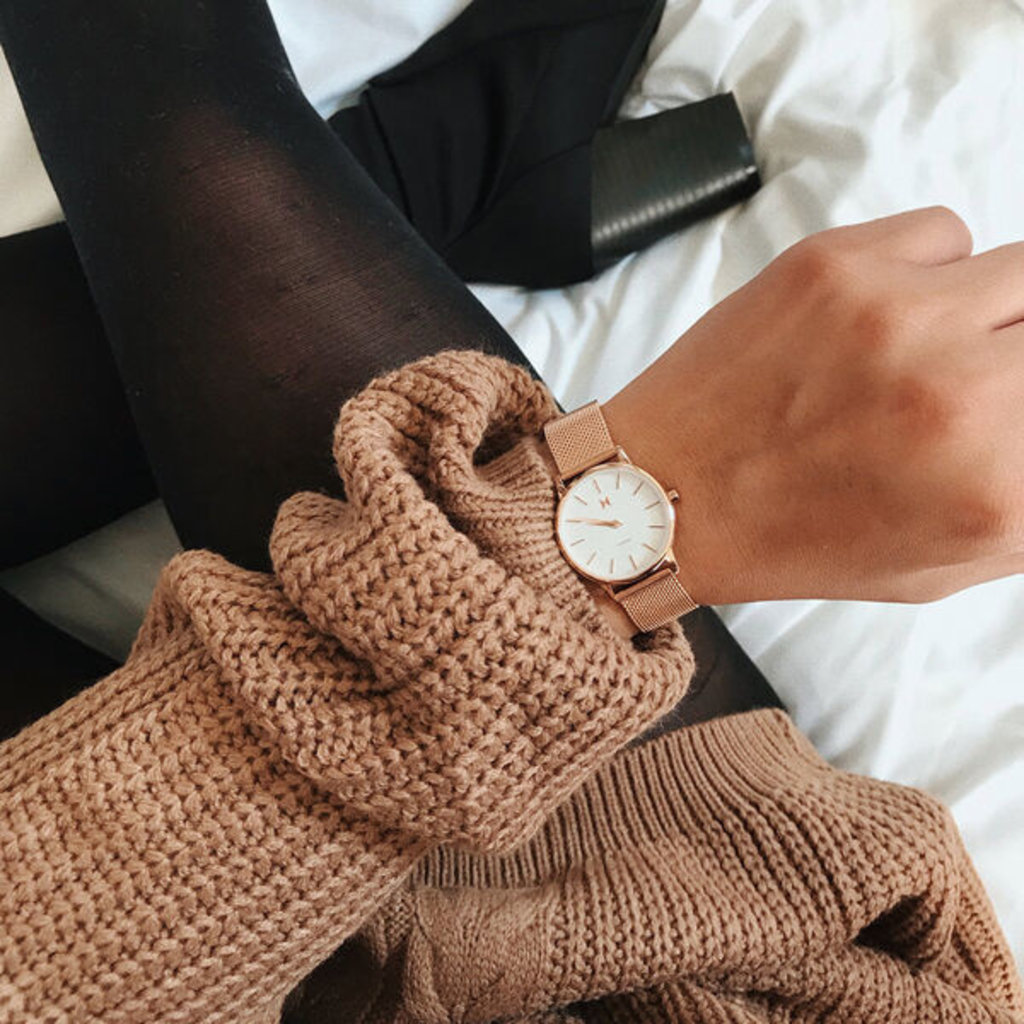 Houston Denim Co. Rose Gold Watch