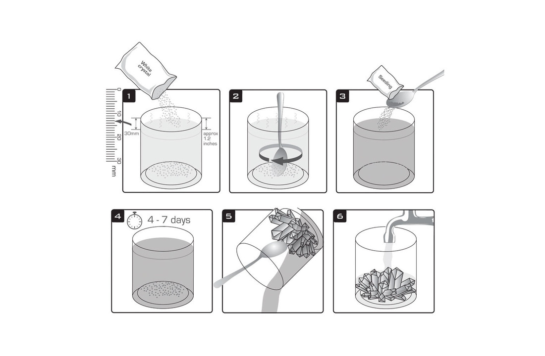 Crystal Growing Experimenteer Set Deluxe
