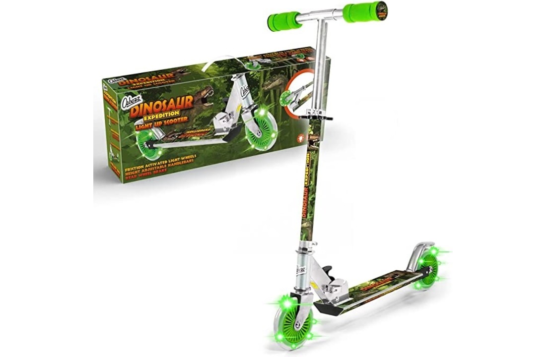 Step Dinosaurus Met Verlichte Wielen