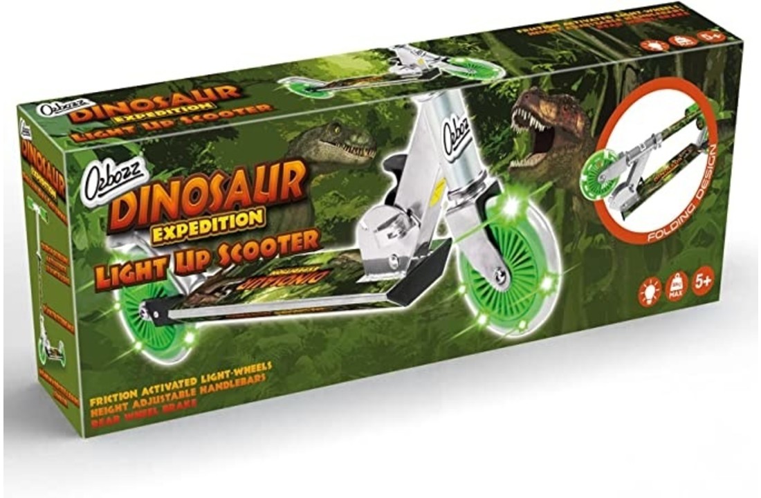 Step Dinosaurus Met Verlichte Wielen