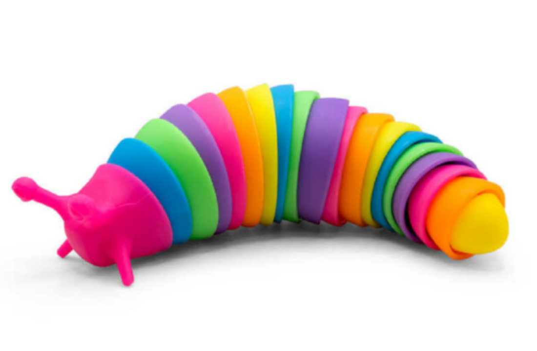 Fidget Toy Regenboog Slak
