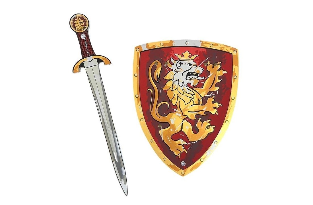 LionTouch | Rood Ridder Schild En Zwaard