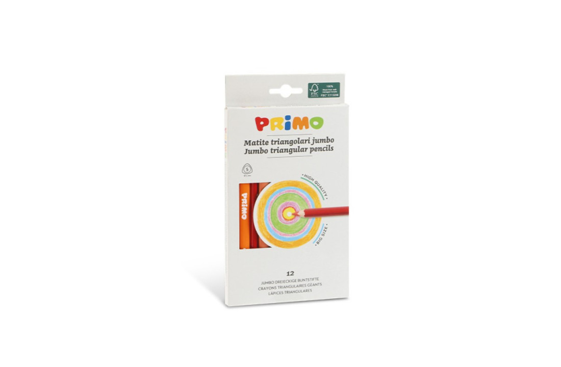 Primo | Jumbo Driehoek Potloden 12 stuks
