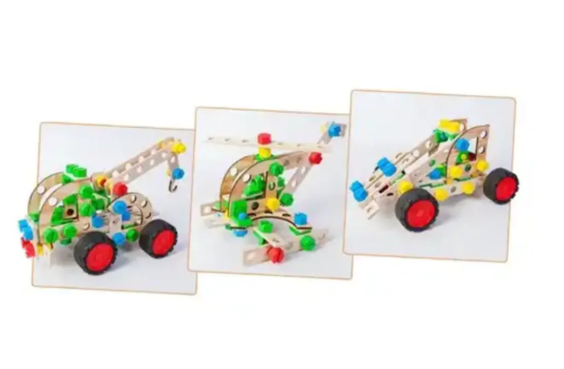 Constructor Junior | Pull Truck -80pcs