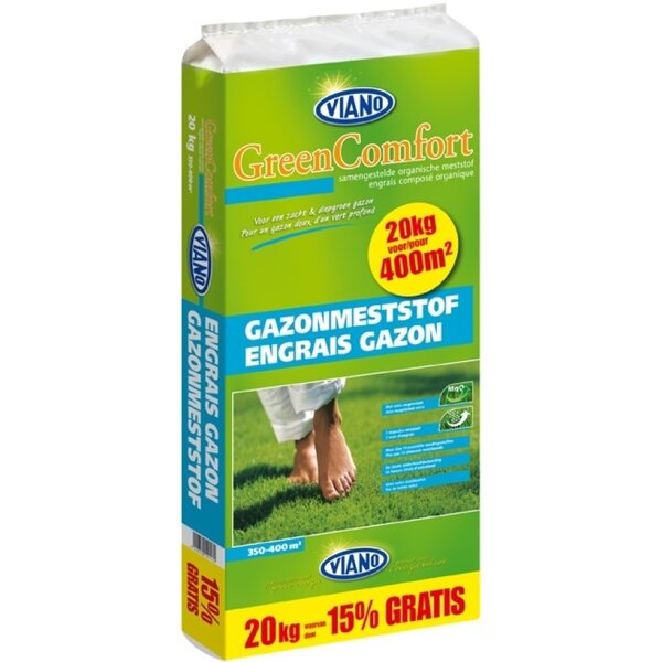 Viano Viano GreenComfort Gazonmest + Magnesium (NPK 9-3-3 + 3MgO) Viano Viano GreenComfort Gazonmest + Magnesium (NPK 9-3-3 + 3MgO)