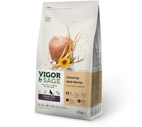 Vigor & Sage Vigor & Sage Ginseng Well-Being Adult Cat Vigor & Sage Vigor & Sage Ginseng Well-Being Adult Cat