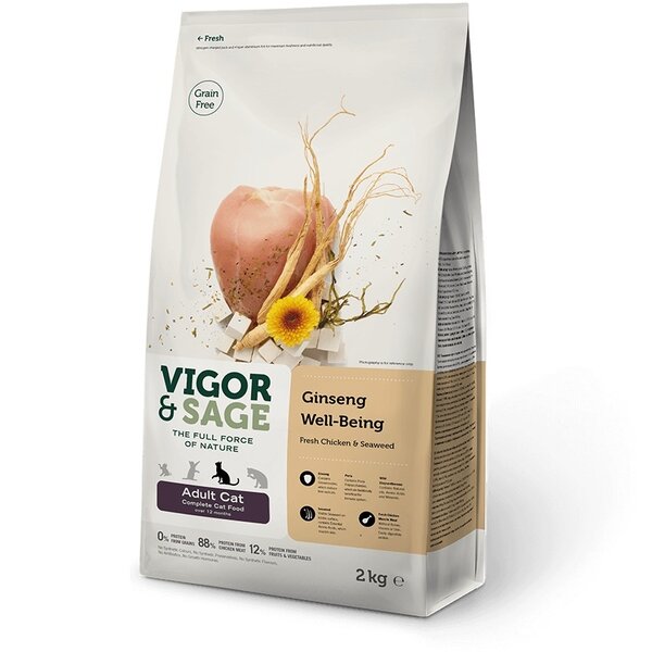 Vigor & Sage Vigor & Sage Ginseng Well-Being Adult Cat