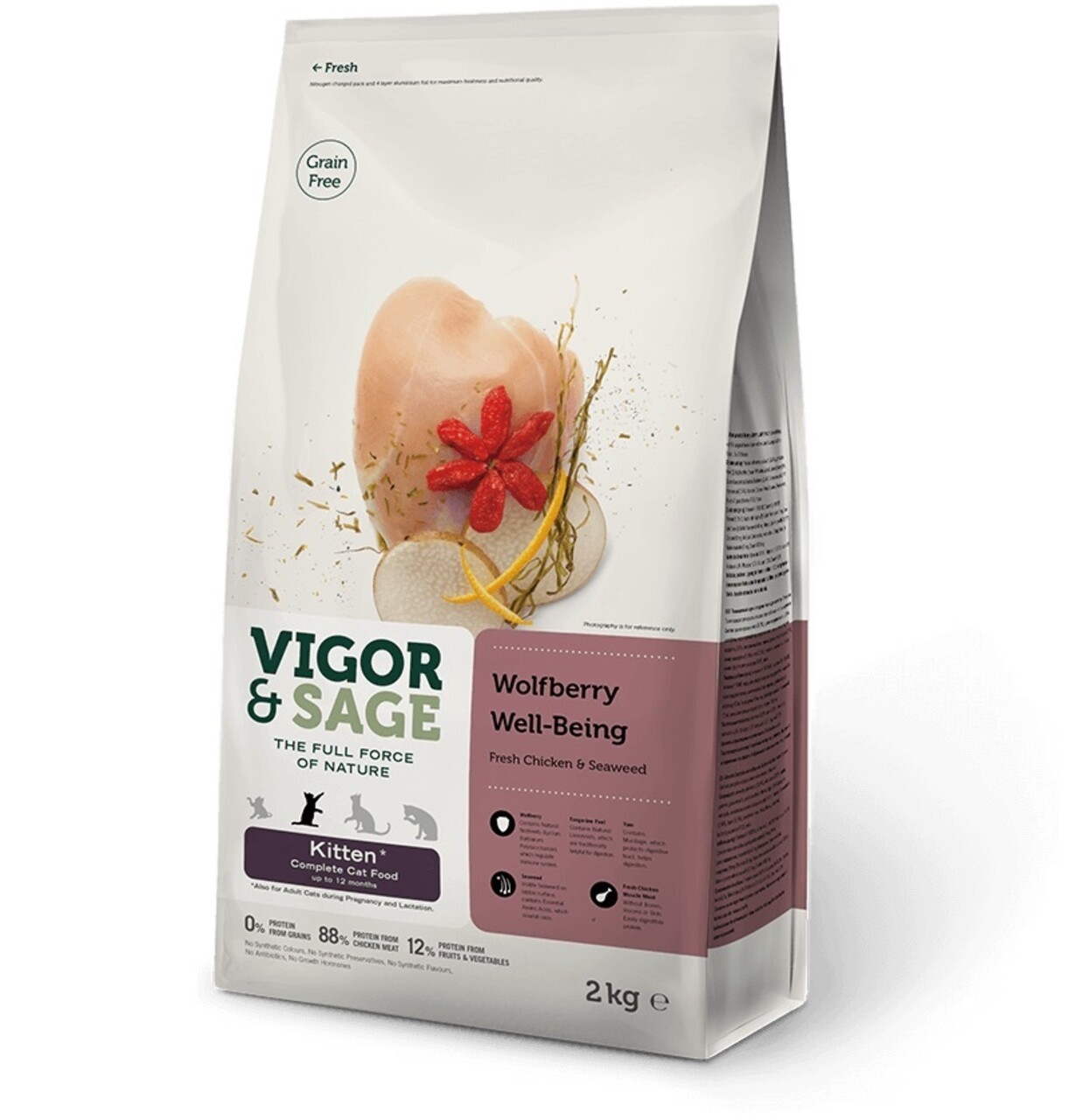 Vigor & Sage Vigor & Sage Wolfberry Well-Being Kitten Vigor & Sage Vigor & Sage Wolfberry Well-Being Kitten