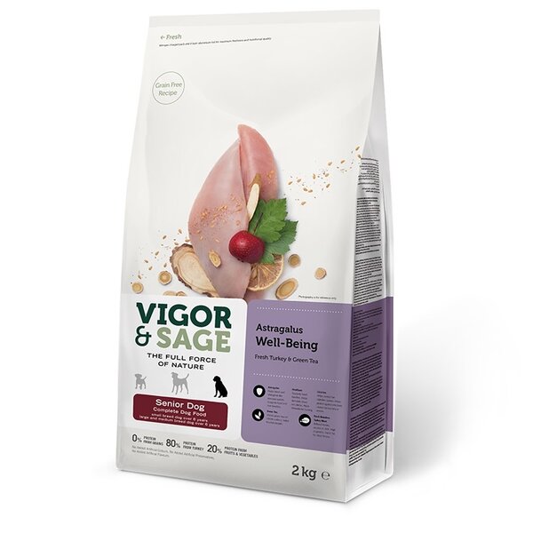 Vigor & Sage Vigor & Sage Astragalus Well-Being Senior Adult Dog