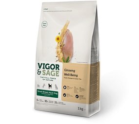 Vigor & Sage Vigor & Sage Ginseng Well-Being Regular Small Breed Adult Dog Vigor & Sage Vigor & Sage Ginseng Well-Being Regular Small Breed Adult Dog