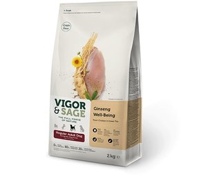Vigor & Sage Vigor & Sage Ginseng Well-Being Regular Adult Dog Vigor & Sage Vigor & Sage Ginseng Well-Being Regular Adult Dog