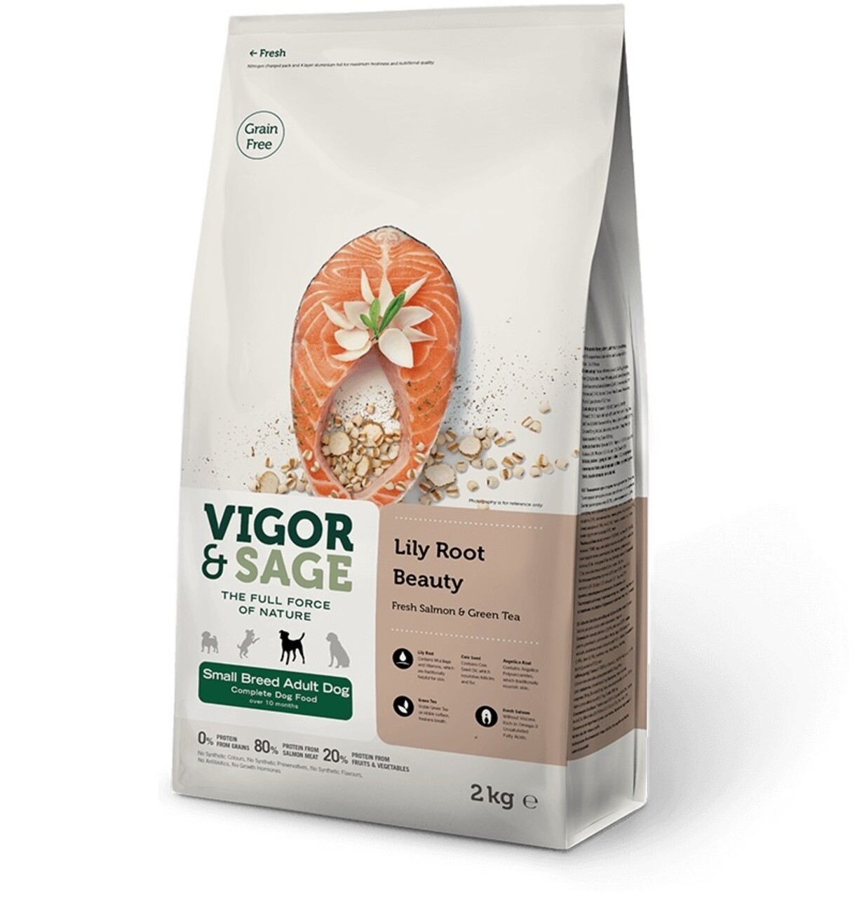 Vigor & Sage Vigor & Sage Lily Root Beauty Small Breed Adult Dog Vigor & Sage Vigor & Sage Lily Root Beauty Small Breed Adult Dog