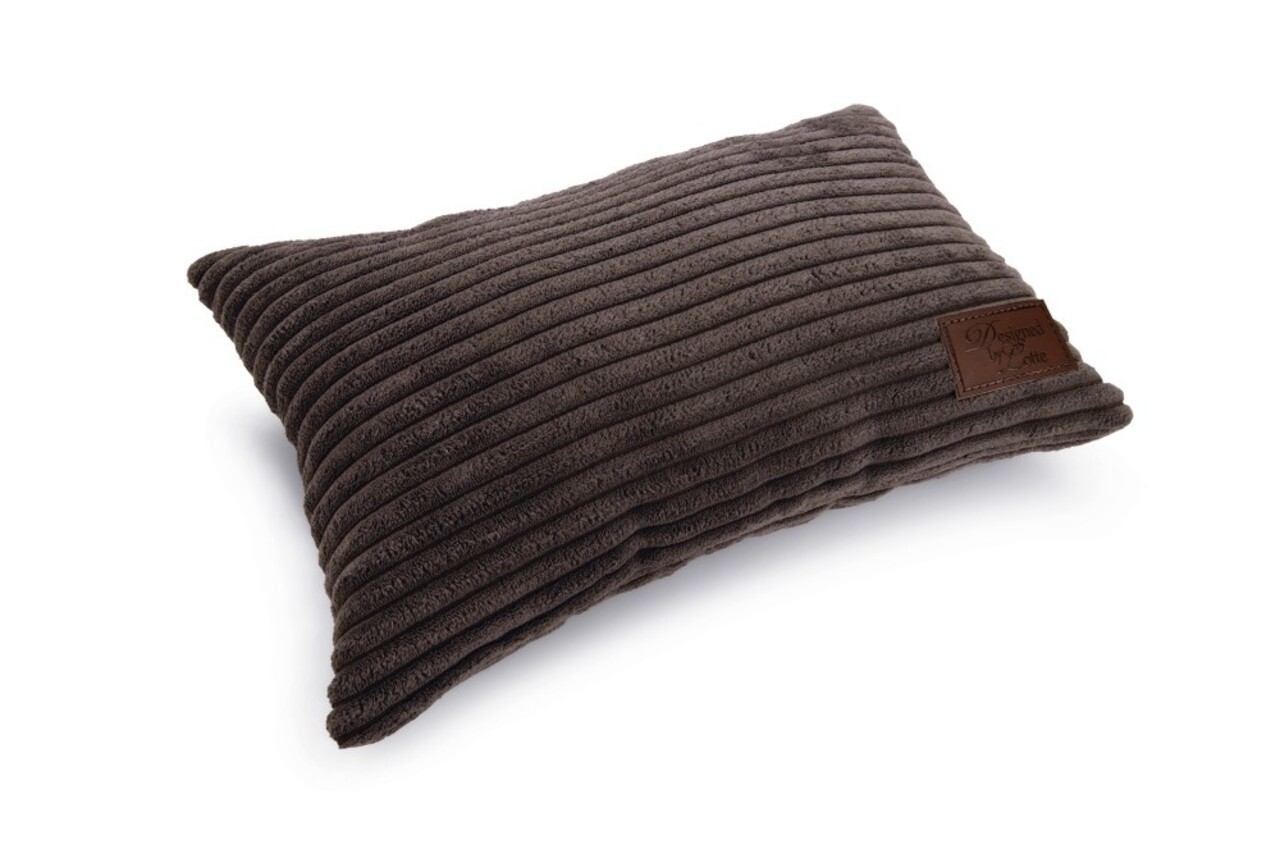 Designed by Lotte Designed by Lotte Hoofdkussen Ribbed Bruin