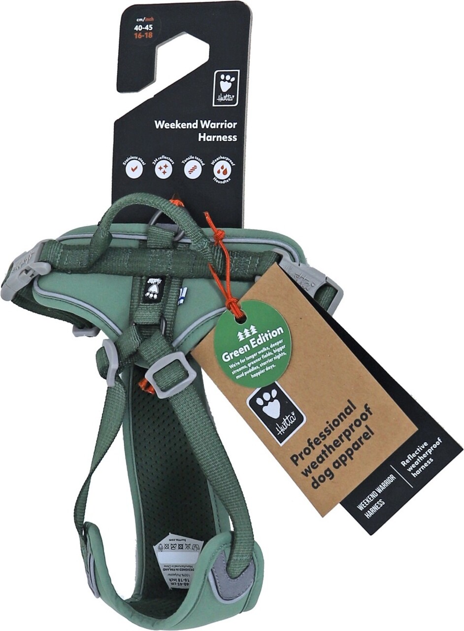 Hurtta Hurtta Harnas Weekend Warrior Eco Groen