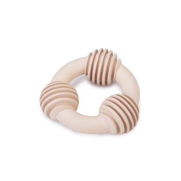 Beeztees Beeztees Puppy Rubber Dental Ring Roze