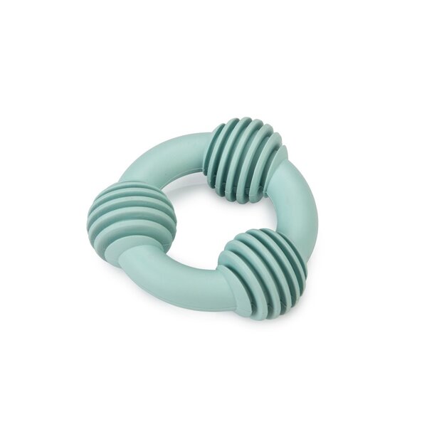 Beeztees Beeztees Puppy Rubber Dental Ring Groen
