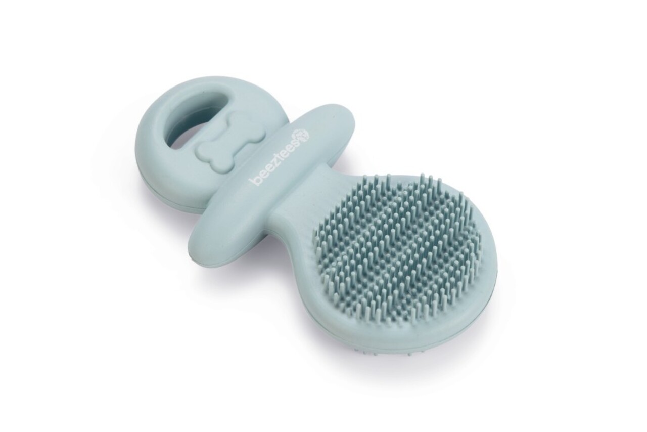 Beeztees Beeztees Puppy Rubber Dental Fopspeen Groen Beeztees Beeztees Puppy Rubber Dental Fopspeen Groen