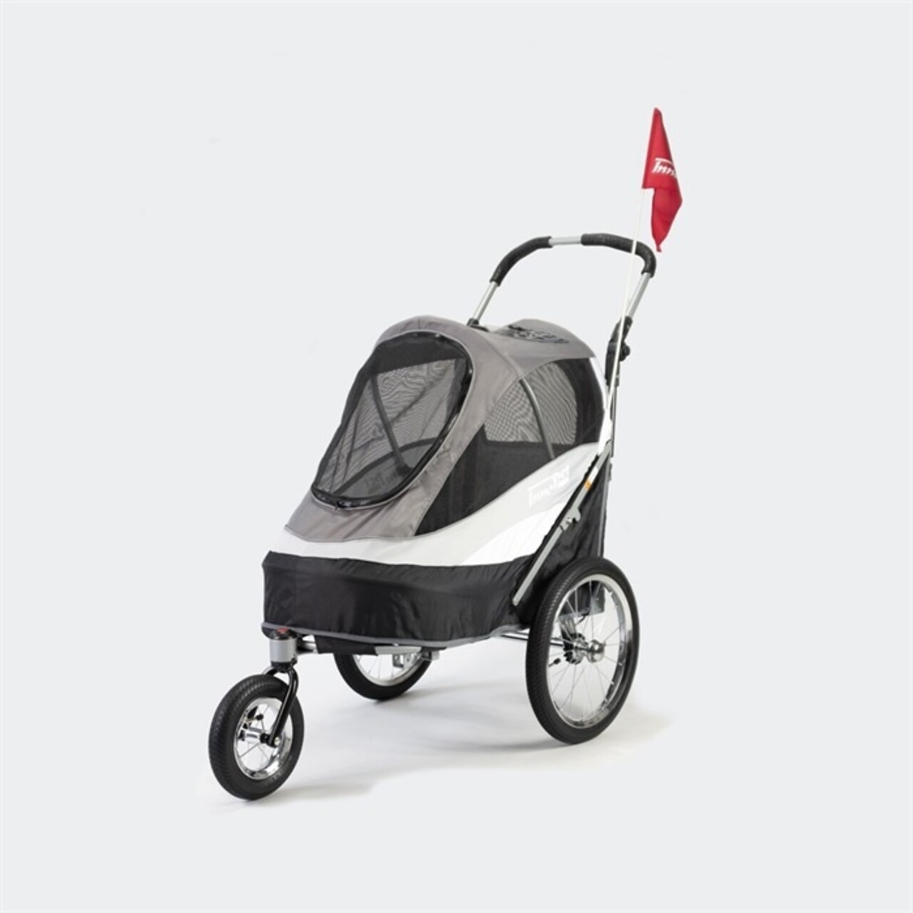 Innopet InnoPet Sporty Dog Trailer DeLuxe - Zwart/Zilver Innopet InnoPet Sporty Dog Trailer DeLuxe - Zwart/Zilver