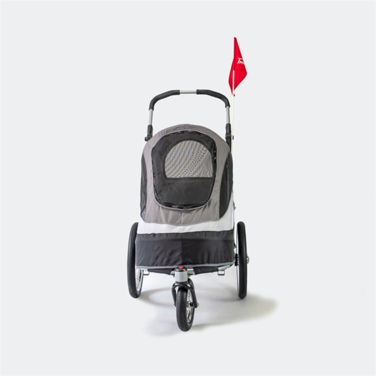 Innopet InnoPet Sporty Dog Trailer DeLuxe - Zwart/Zilver Innopet InnoPet Sporty Dog Trailer DeLuxe - Zwart/Zilver