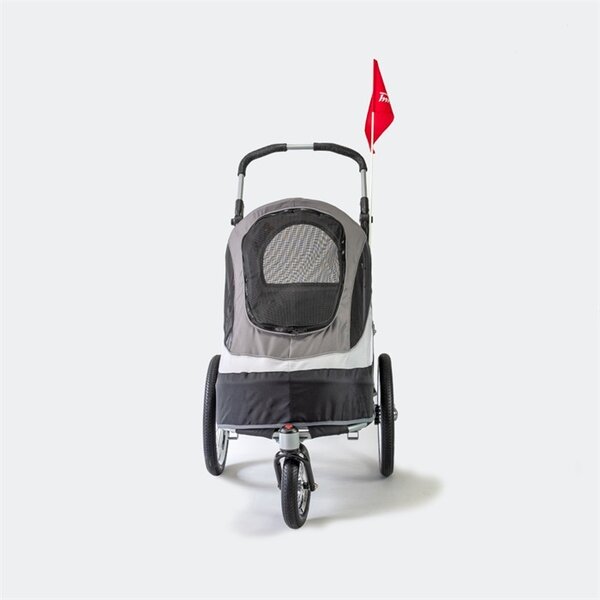 Innopet InnoPet Sporty Dog Trailer DeLuxe - Zwart/Zilver Innopet InnoPet Sporty Dog Trailer DeLuxe - Zwart/Zilver