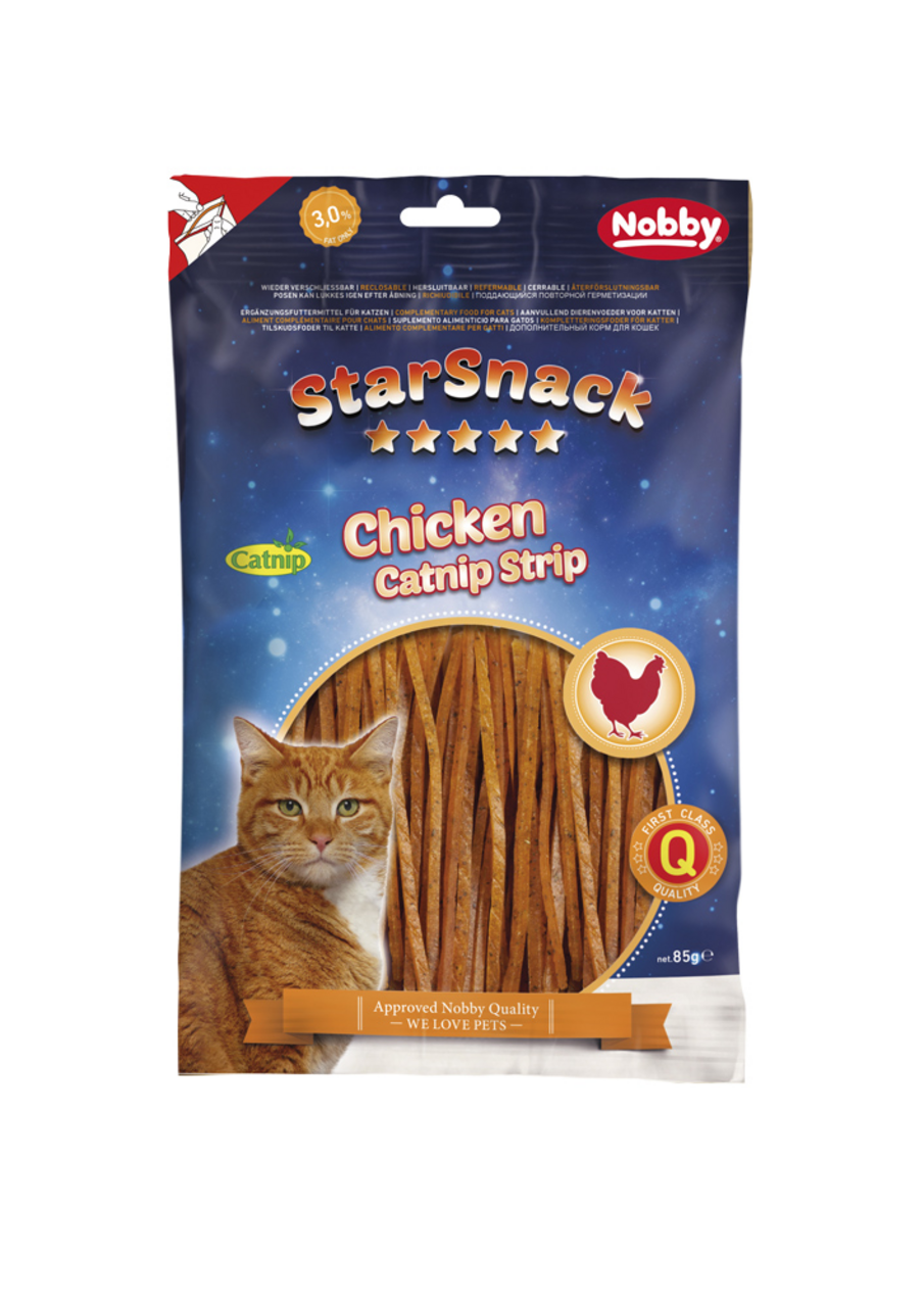Nobby Nobby StarSnack Chicken Catnip Strip