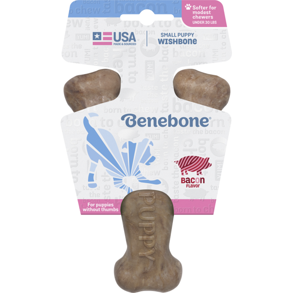 Benebone Benebone Puppy Wishbone Bacon