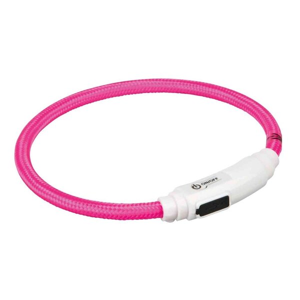 Trixie Trixie Flash Lichtring USB Roze Trixie Trixie Flash Lichtring USB Roze