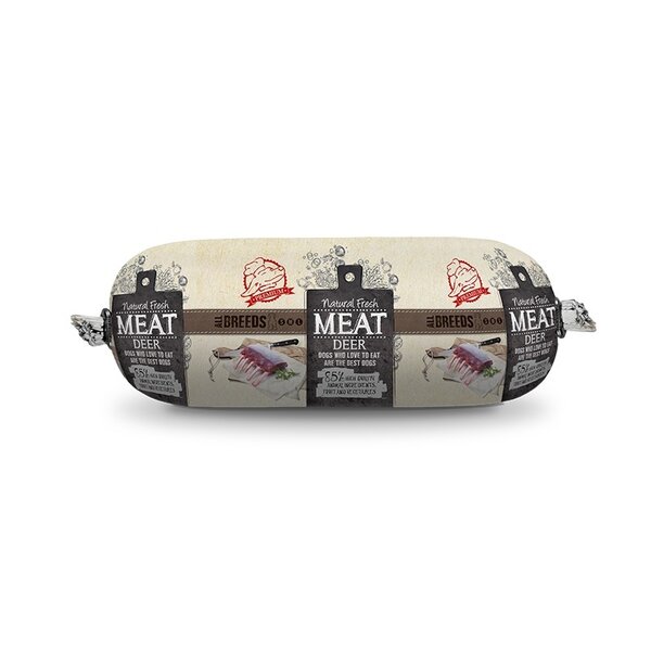 Natural Fresh Meat Natural Fresh Meat Hondenworst Hert Natural Fresh Meat Natural Fresh Meat Hondenworst Hert