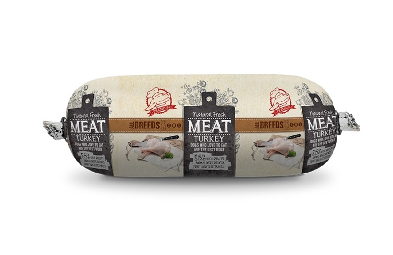 Natural Fresh Meat Natural Fresh Meat Hondenworst Kalkoen Natural Fresh Meat Natural Fresh Meat Hondenworst Kalkoen
