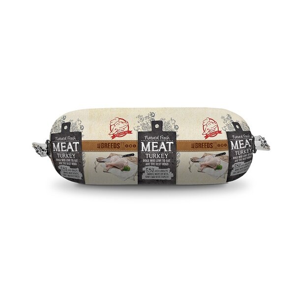 Natural Fresh Meat Natural Fresh Meat Hondenworst Kalkoen Natural Fresh Meat Natural Fresh Meat Hondenworst Kalkoen