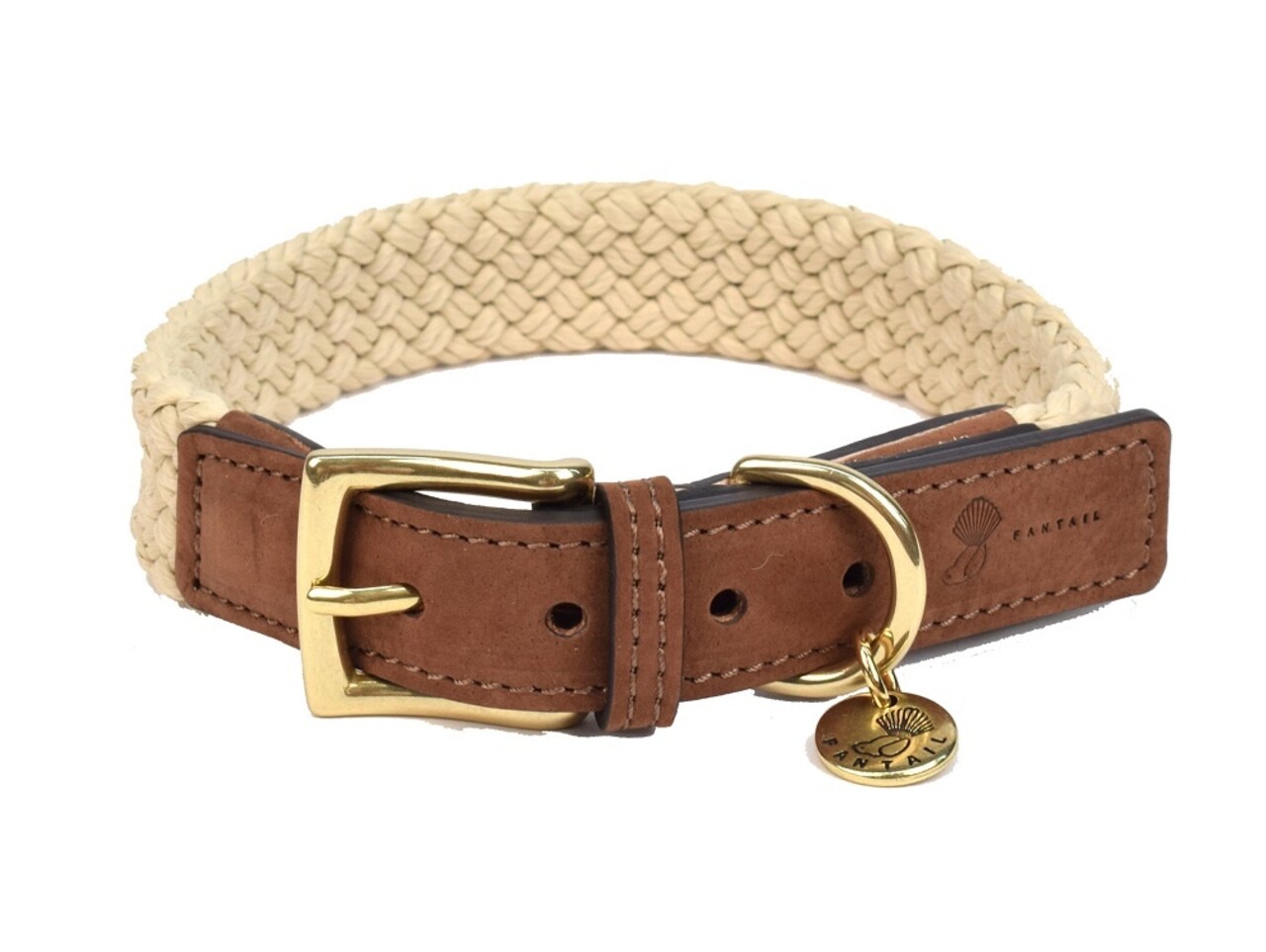 Fantail Fantail Halsband Hond Tau Donkerbruin Fantail Fantail Halsband Hond Tau Donkerbruin