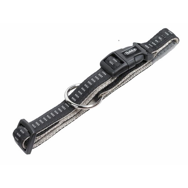 Nobby Nobby Halsband Nylon Soft Grip Zwart Nobby Nobby Halsband Nylon Soft Grip Zwart