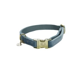 Kentucky Dogwear Kentucky Dogwear Velvet Halsband Lichtblauw Kentucky Dogwear Kentucky Dogwear Velvet Halsband Lichtblauw