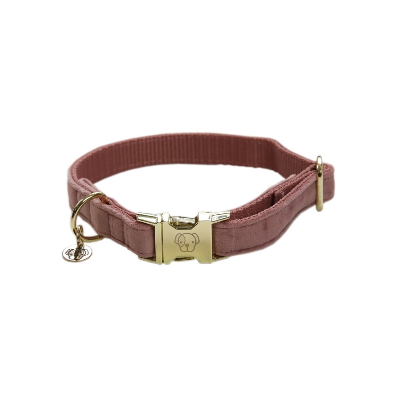 Kentucky Dogwear Kentucky Dogwear Velvet Halsband Roze Kentucky Dogwear Kentucky Dogwear Velvet Halsband Roze