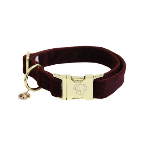Kentucky Dogwear Kentucky Dogwear Corduroy Halsband Bordeaux