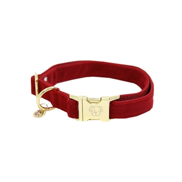 Kentucky Dogwear Kentucky Dogwear Corduroy Halsband Rood