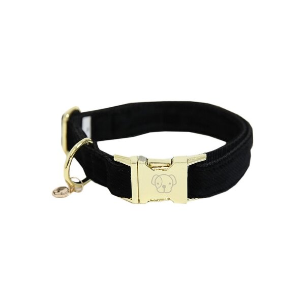 Kentucky Dogwear Kentucky Dogwear Corduroy Halsband Zwart Kentucky Dogwear Kentucky Dogwear Corduroy Halsband Zwart
