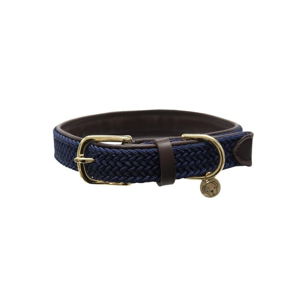 Kentucky Dogwear Kentucky Dogwear Gevlochten Nylon Hondenhalsband Navy Kentucky Dogwear Kentucky Dogwear Gevlochten Nylon Hondenhalsband Navy