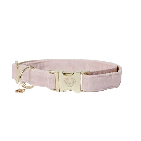 Kentucky Dogwear Kentucky Dogwear Velvet Halsband Soft Roze Kentucky Dogwear Kentucky Dogwear Velvet Halsband Soft Roze