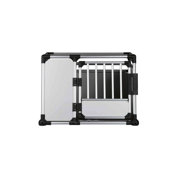 Trixie Trixie Transportbox Aluminium Lichtgrijs/Zilver Trixie Trixie Transportbox Aluminium Lichtgrijs/Zilver