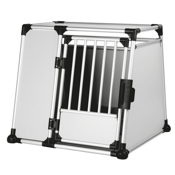 Trixie Trixie Transportbox Aluminium Lichtgrijs/Zilver Trixie Trixie Transportbox Aluminium Lichtgrijs/Zilver